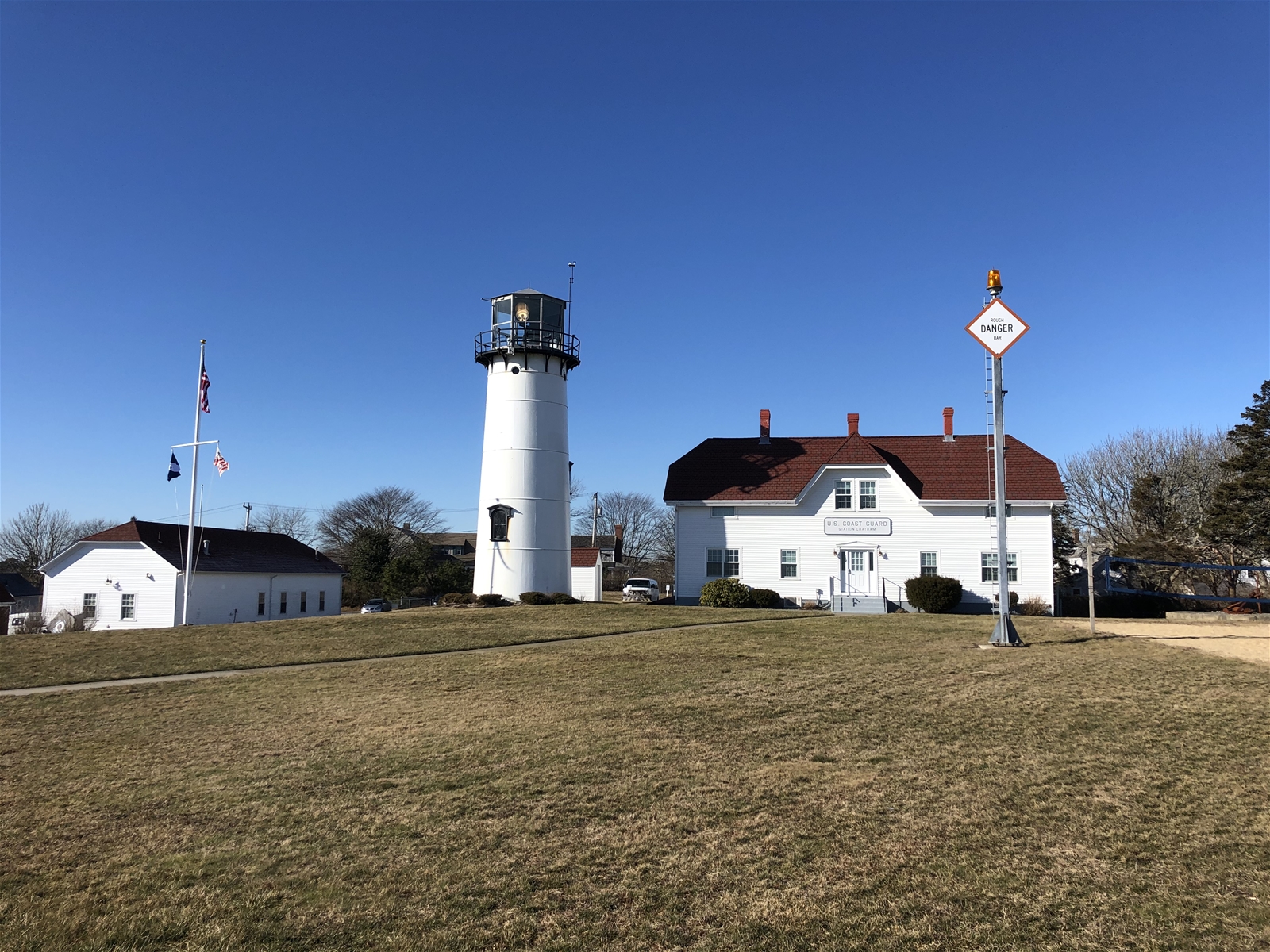 The Chatham Lighthouse at Coast Guard Station is a popular tourist attraction on Cape Cod. 