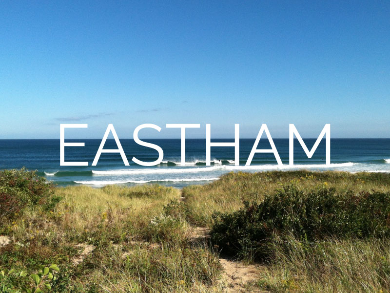 Beautiful blue skies at one of the many beaches in Eastham, MA.